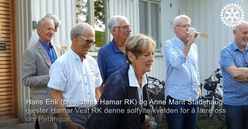 Kameratskapsaften med petanque