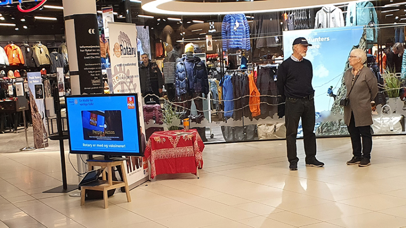 Markerte POLIO-dagen